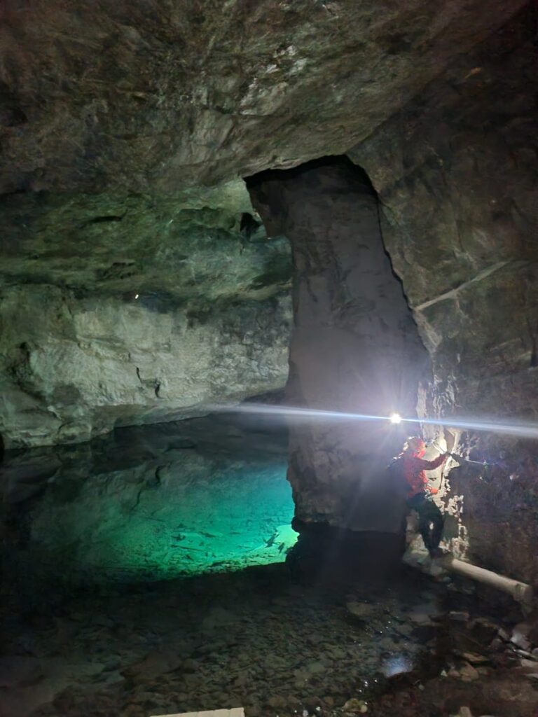 Via Ferrata and underground lake in the Adventure Mine