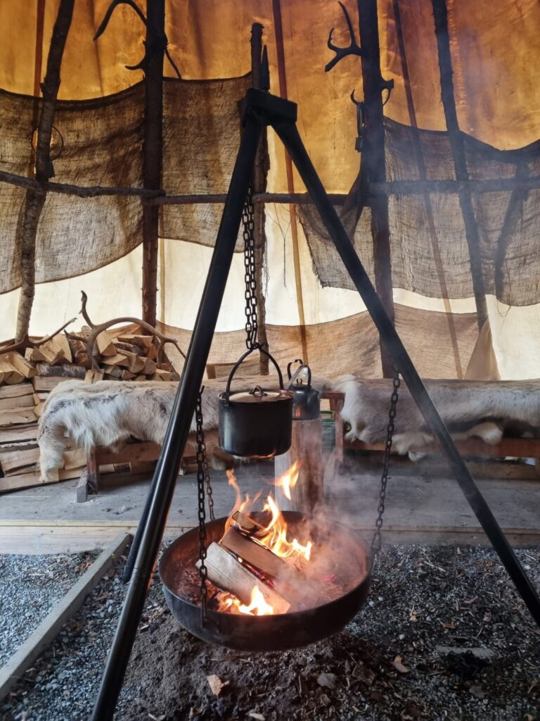 Traditional Sami Lavvu at Malangen Resort